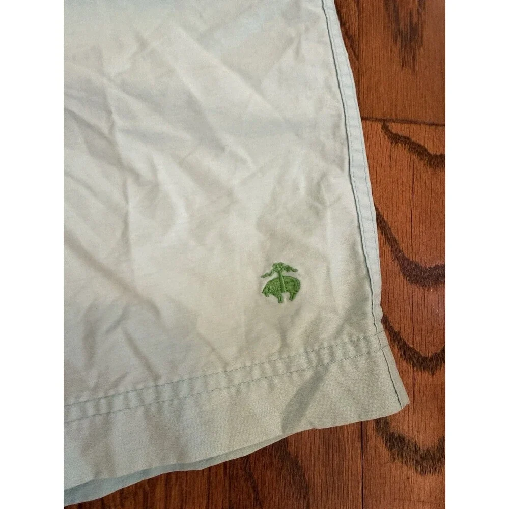 Brooks Brothers 346 Swim Shorts 7” Trunks Teal Green Mesh Lined Size M